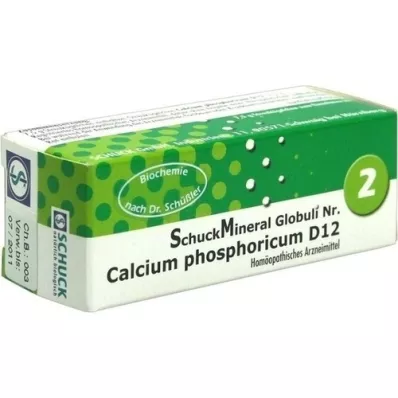 SCHUCKMINERAL Globuli 2 Calcio fosforico D 12, 7,5 g SCHUCKMINERAL Globuli 2 Calcio fosforico D 12, 7,5 g