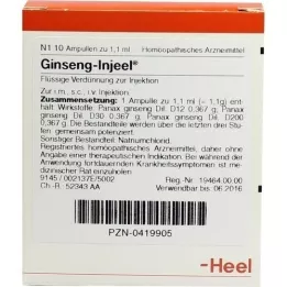 GINSENG INJEEL Fiale, 10 pz