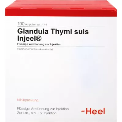 GLANDULA THYMI fiale suis Injeel, 100 pz GLANDULA THYMI fiale suis Injeel, 100 pz
