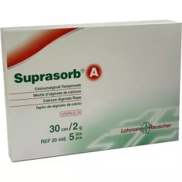 SUPRASORB A Alginato di calcio Tampone 30 cm 2 g, 5 pz