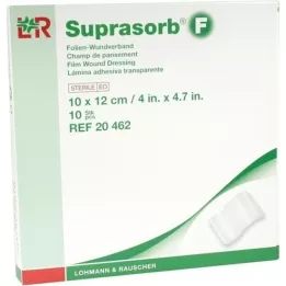 SUPRASORB F Medicazione in lamina 10x12 cm sterile, 10 pz