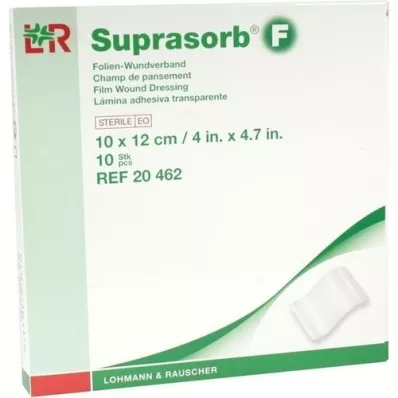 SUPRASORB F Medicazione in lamina 10x12 cm sterile, 10 pz