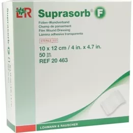SUPRASORB F Medicazione in lamina 10x12 cm sterile, 50 pz