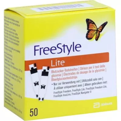 FREESTYLE Strisce reattive Lite senza codifica, 50 pezzi FREESTYLE Strisce reattive Lite senza codifica, 50 pezzi