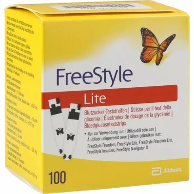 FREESTYLE Strisce reattive Lite senza codifica, 100 pezzi FREESTYLE Strisce reattive Lite senza codifica, 100 pezzi