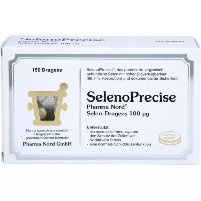 SELENOPRECISE 100 μg di confetti Pharma Nord, 150 pezzi