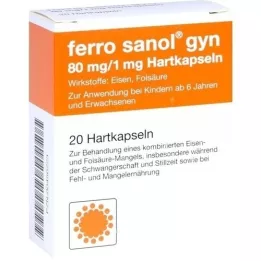 FERRO SANOL gyn Hartkaps.m.msr.überz.Pellets, 20 pz