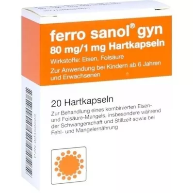 FERRO SANOL gyn Hartkaps.m.msr.überz.Pellets, 20 pz FERRO SANOL gyn Hartkaps.m.msr.überz.Pellets, 20 pz
