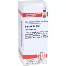 PULSATILLA D 3 globuli, 10 g