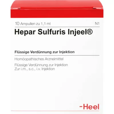 HEPAR SULFURIS INJEEL Fiale, 10 pz