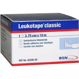 LEUKOTAPE Classico 3,75 cmx10 m bianco, 1 pezzo