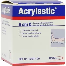 ACRYLASTIC Bende 6 cmx2,5 m, 1 pezzo