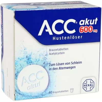ACC acuto 600 compresse effervescenti, 40 pz