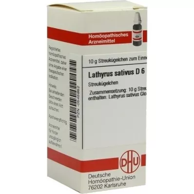 LATHYRUS SATIVUS D 6 globuli, 10 g LATHYRUS SATIVUS D 6 globuli, 10 g