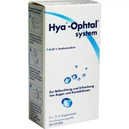 sistemaHYA-OPHTAL collirio, 2X15 ml