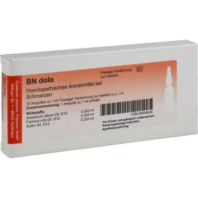 BN fiale dolo, 10 pz BN fiale dolo, 10 pz