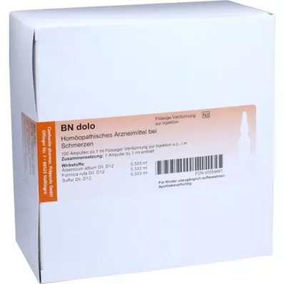 BN fiale dolo, 10x10 pz BN fiale dolo, 10x10 pz