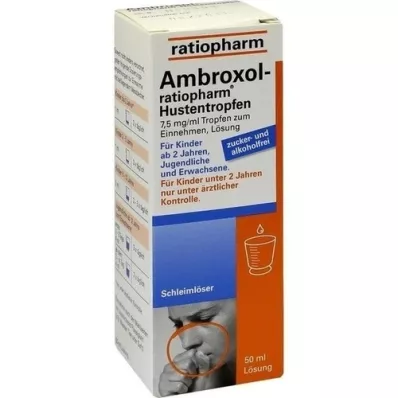 AMBROXOL-ratiopharm gocce per la tosse, 50 ml