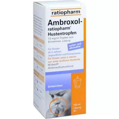 AMBROXOL-gocce per la tosse ratiopharm, 100 ml AMBROXOL-gocce per la tosse ratiopharm, 100 ml