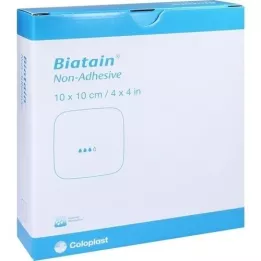 BIATAIN Medicazione in schiuma 10x10 cm non adesiva, 10 pezzi