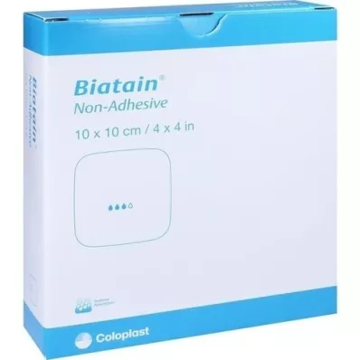 BIATAIN Medicazione in schiuma 10x10 cm non adesiva, 10 pezzi