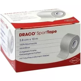 DRACO TAPEVERBAND 3,8 cmx10 m bianco, 1 pezzo