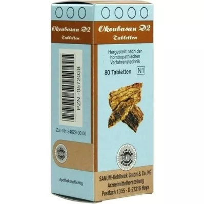 OKOUBASAN D 2 compresse, 80 pz OKOUBASAN D 2 compresse, 80 pz