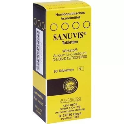 SANUVIS Compresse, 80 pz