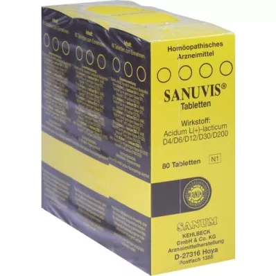 SANUVIS Compresse, 3X80 pz SANUVIS Compresse, 3X80 pz