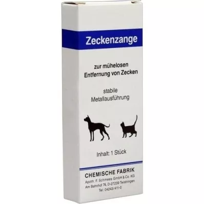 ZECKENZANGE in metallo, 1 pezzo