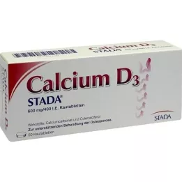 CALCIUM D3 STADA Compresse masticabili da 600 mg/400 UI, 50 pz