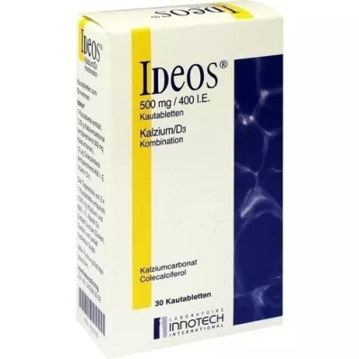IDEOS Compresse masticabili da 500 mg/400 UI, 30 pz IDEOS Compresse masticabili da 500 mg/400 UI, 30 pz
