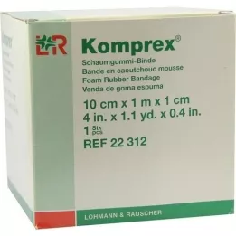 KOMPREX Benda in gommapiuma 10 cmx1 m spessore 1 cm, 1 pezzo