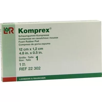 KOMPREX Gommapiuma compr. taglia 1 vestibilità renale, 1 pezzo