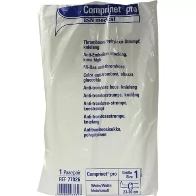 COMPRINET per calza al ginocchio taglia 1 bianco, 2 pz