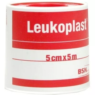 LEUKOPLAST 5 cmx5 m, 1 pezzo LEUKOPLAST 5 cmx5 m, 1 pezzo
