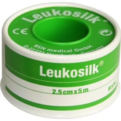 LEUKOSILK 2,5 cmx5 m, 1 pezzo