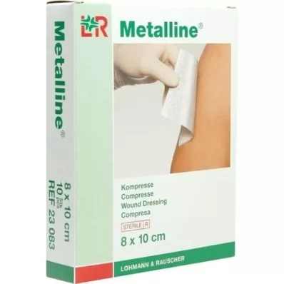 METALLINE Compresse sterili 8x10 cm, 10 pezzi METALLINE Compresse sterili 8x10 cm, 10 pezzi