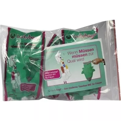LADYBAG Borse-WC da donna, 3 pz LADYBAG Borse-WC da donna, 3 pz