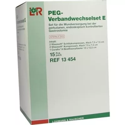 PEG Set cambio medicazione E, 15 pz