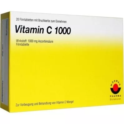 VITAMIN C 1000 compresse rivestite con film, 20 pz