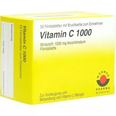 VITAMIN C 1000 compresse rivestite con film, 50 pz