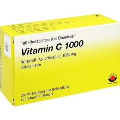 VITAMIN C 1000 compresse rivestite con film, 100 pz VITAMIN C 1000 compresse rivestite con film, 100 pz
