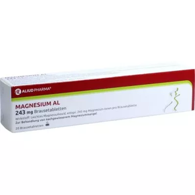 MAGNESIUM AL Compresse effervescenti da 243 mg, 20 pz