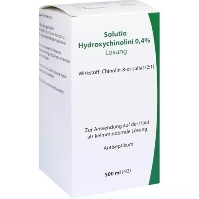 SOLUTIO IDROSSICHINA.0,4%, 500 ml