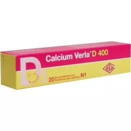 CALCIUM VERLA D 400 compresse effervescenti, 20 pz