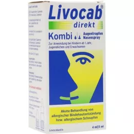 LIVOCAB combinazione diretta 4 ml collirio + 5 ml spray nasale, 1 p