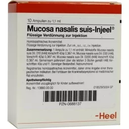 MUCOSA nasalis suis Injeel fiale, 10 pz