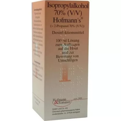 ISOPROPYLALKOHOL 70% V/V Hofmann, 100 ml ISOPROPYLALKOHOL 70% V/V Hofmann, 100 ml