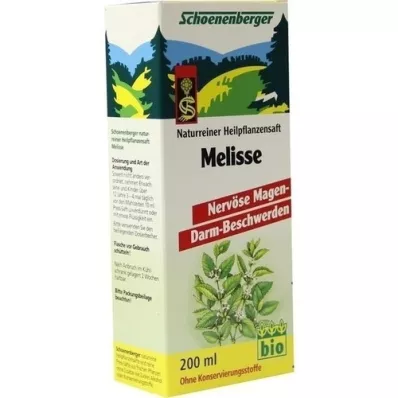 MELISSEN SAFT Schoenenberger, 200 ml MELISSEN SAFT Schoenenberger, 200 ml